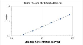 Picture of Bovine Phospho-FGF R2 alpha ELISA Kit 